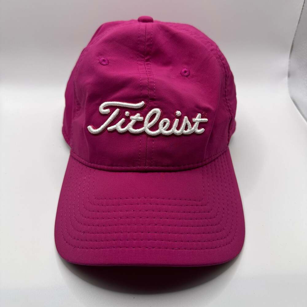 Titleist Ladies Golf Hat Performance Pink Athletic Snapback Embroidered